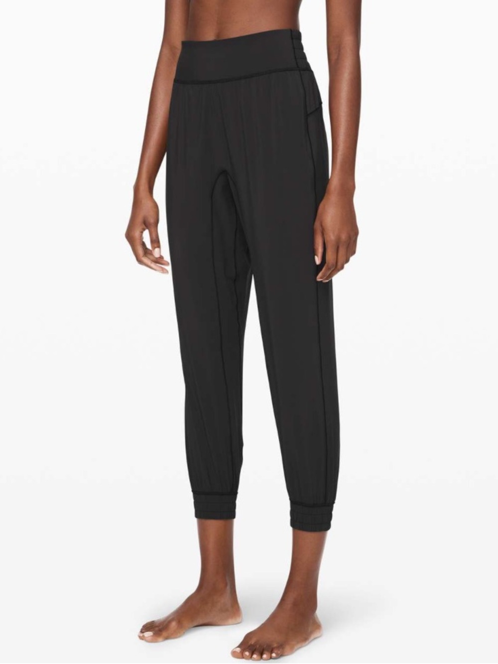 Lululemon Sun Setter Jogger Black Yoga Pants Size 6